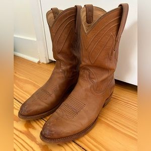 Men’s Tecovas Cowboy Boots: The Jason in Caramel (size 10.5 D)